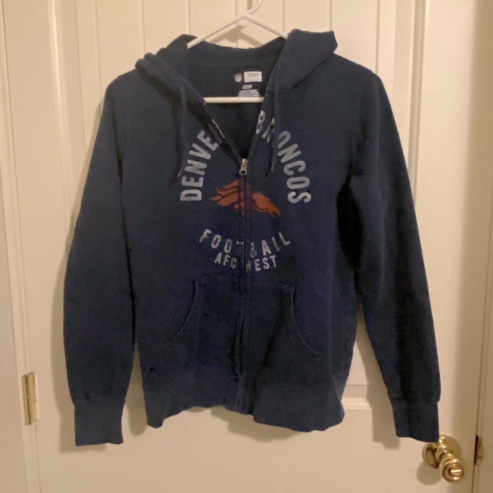 NFL Denver Broncos Zip Up Hoodie
